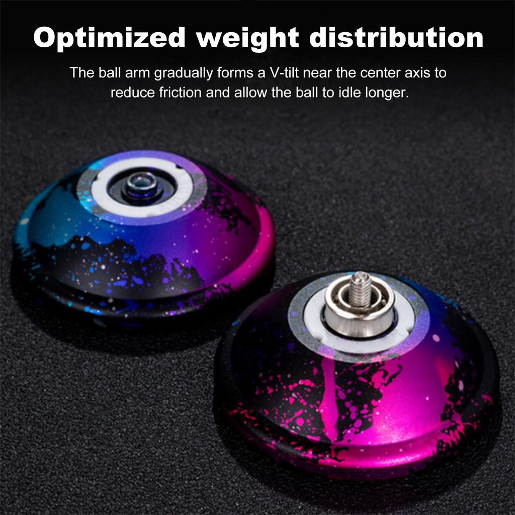 Слип Йо-йо 6061 Алюминиевый сплав Йо-йо шар Высокоточный подшипник со струнами для йо-йо Трюк 1A 3A 5A