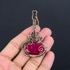 Ruby Jewelry, 999 Copper Wire Wrapped Pendant Handmade Gemstone Jewelry, Gifts For Wife Brand New Pendant