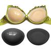 Reusable Sticky Bra Inserts Adhesive Push Up Bra Pads Stick-on Lift Bikini Padding Breast Enhancer for Swimsuits Sports Bras