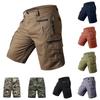Men's Summer Oversized Trendy Casual Pants With Multiple Pockets Cotton Work Shorts