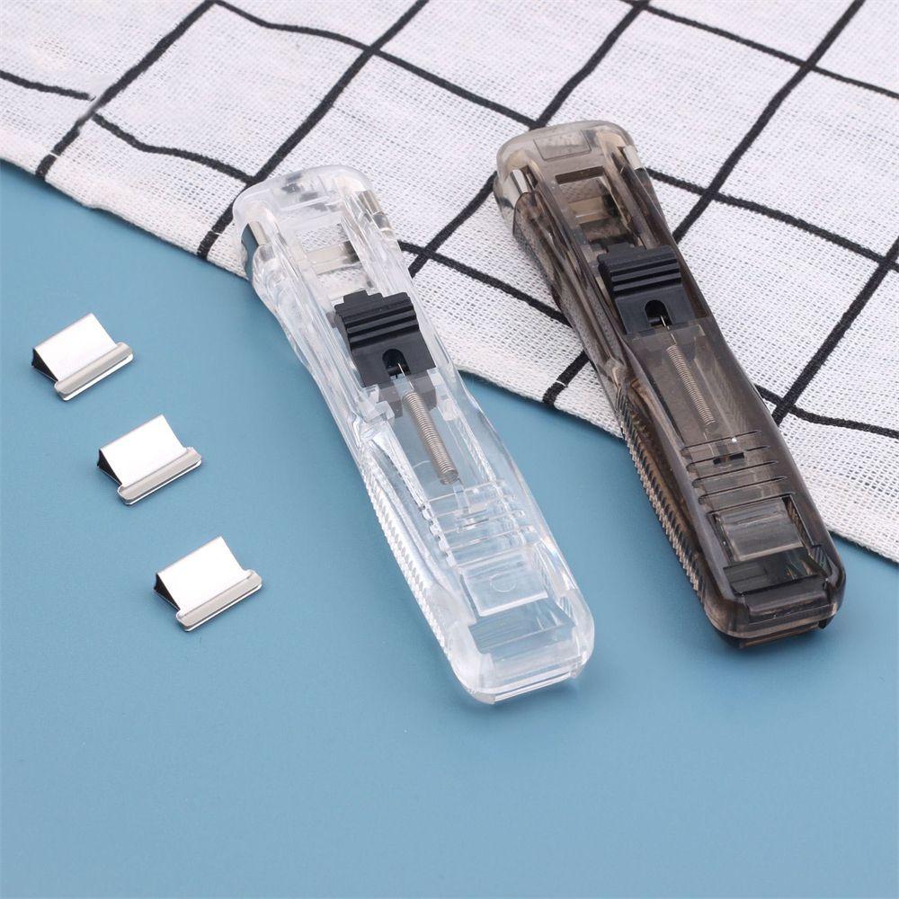 Accessories Office Supplies Paper Machine Push Clamp School Binding Paper Cliper Clip Refills