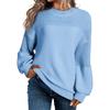 Women's Long Sleeve Winter  Sweater Sweater Knitted Pullover Round Neck Sweater Pullover Knitted Sweater