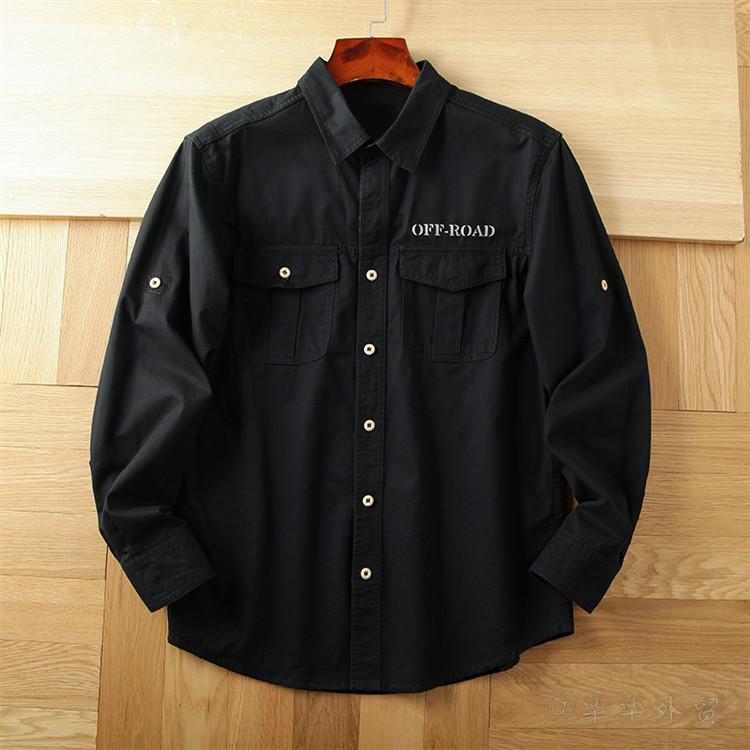 Повседневная рубашка с длинными рукавами в стиле ретро, мужская, весна-осень, тонкая, модная, свободная, с длинными рукавами, мужская куртка