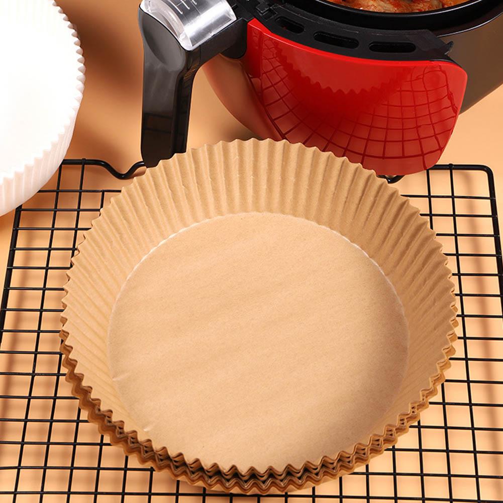 Бумажная подкладка для фритюрницы, антипригарная подставка для выпечки, маслостойкая и маслопоглощающая бумага для бытовой плиты для барбекю, пищевой духовки, кухонной сковороды