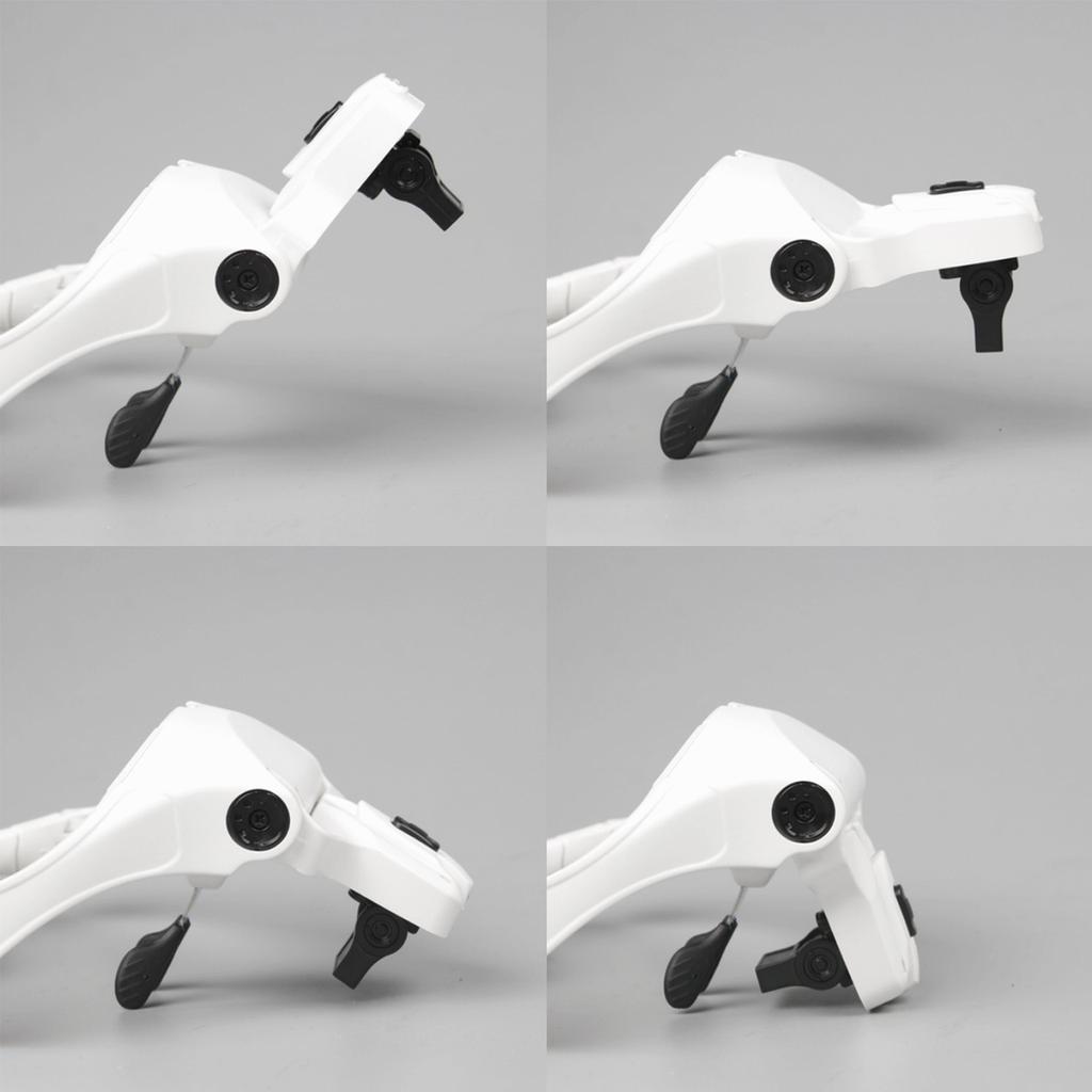 Увеличительное стекло с повязкой на голову со светодиодной подсветкой, увеличительное стекло с креплением на голову без помощи рук с 5 линзами для близкого расстояния, часов, ювелирных изделий, штампа