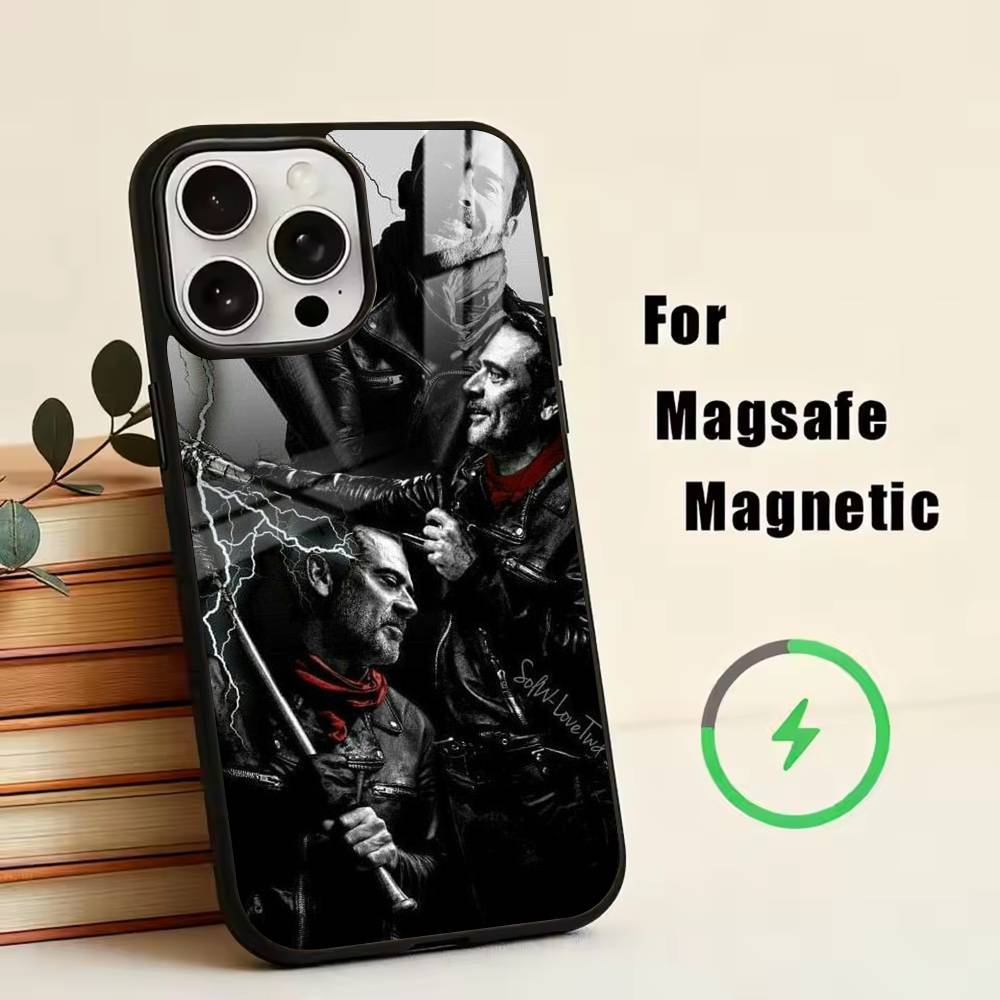 TWD-W-Walking D-Dead Phone Case For iPhone17,16,15,14,13,12,11 Plus,Pro Magnetic For Magsafe Wireless Charging