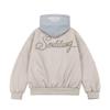 Mens Oversized Retro Baseball Jacket With Embroidered Letters Warm Thickened Cotton-Padded Outerwear Fall Winter