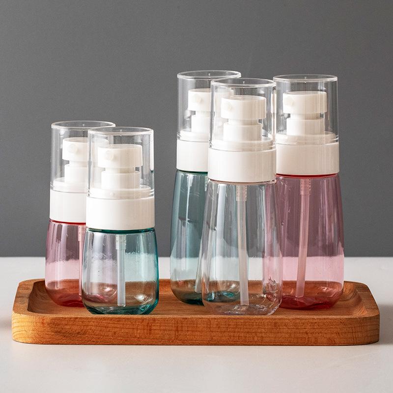 30/60/80/100ML Travel Dispenser Bottle Fine Mist Toner Lotion Skincare Portable Transparent Sample Spray Bottle