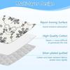 Коврик для глажки для стола Портативное дорожное одеяло для глажки Чехлы для гладильной доски Коврик для прессования Подушки для термопресса 27,6x47,2 дюйма Серые цветы