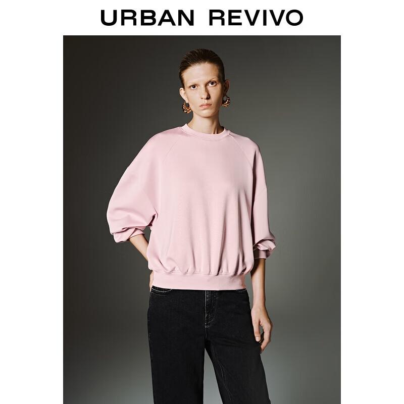 Женский свитшот UR 2025 Осень Свободный Однотонный