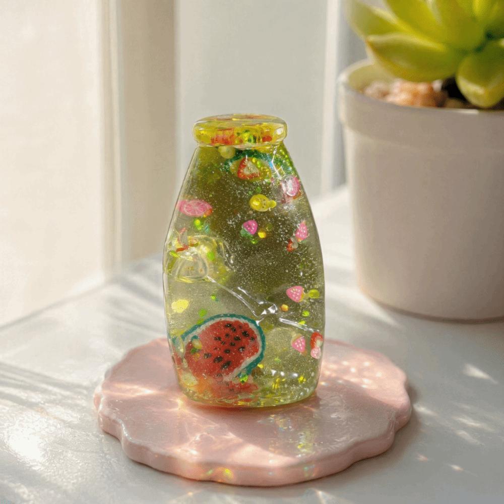 Multicolor Drifting Bottle Squeeze Toys Bottle Shape Stress Ball Toy Fun Pinch Le for Adults