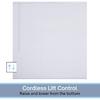 Cordless Vinyl Mini Blinds 78"x60" White Light Filtering Window Shades for Home Office