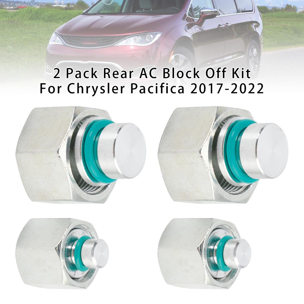 2Pack Rear AC Block Off Kit For Chrysler Pacifica 2017-2022