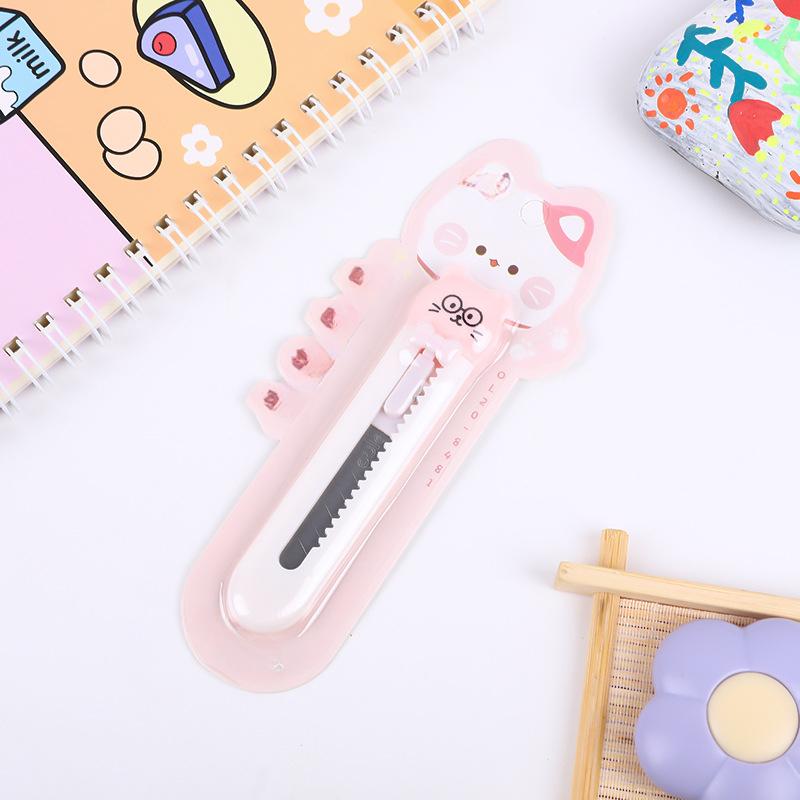 1 шт. маленький универсальный нож мини-милый мультяшный нож для резки коробок с кошачьей лапой прекрасный открывалка для писем Kawaii креативные канцелярские аксессуары