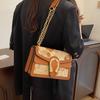 New Style Fashionable Women's Embroidered Square Bags Chain Cross Body and Single Shoulder Bags
