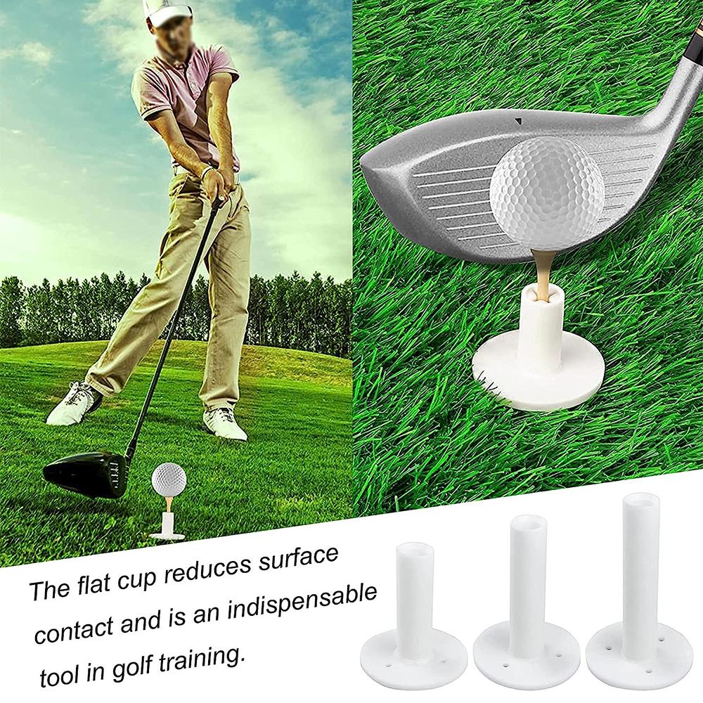 6 шт. Резиновые подставки для гольфа для драйвинга, смешанный размер, доступны для практики гольфа