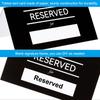 20/40/80 шт. Знаки для зарезервированных столов Двусторонние карточки с именами и номерами мест Карточки-палатки для свадьбы, ресторана, вечеринки, мероприятия