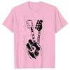 Funny Electric Bass Guitar Tee Shirts Graphic Tops Streetwear Short Sleeve Music Hip Hop Rock Musician Guitarist T-shirt Men