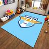 Eagle Emblem Blue Carpet Suitable As a Non-slip Mat for the Living Room or Bedroom Sofa