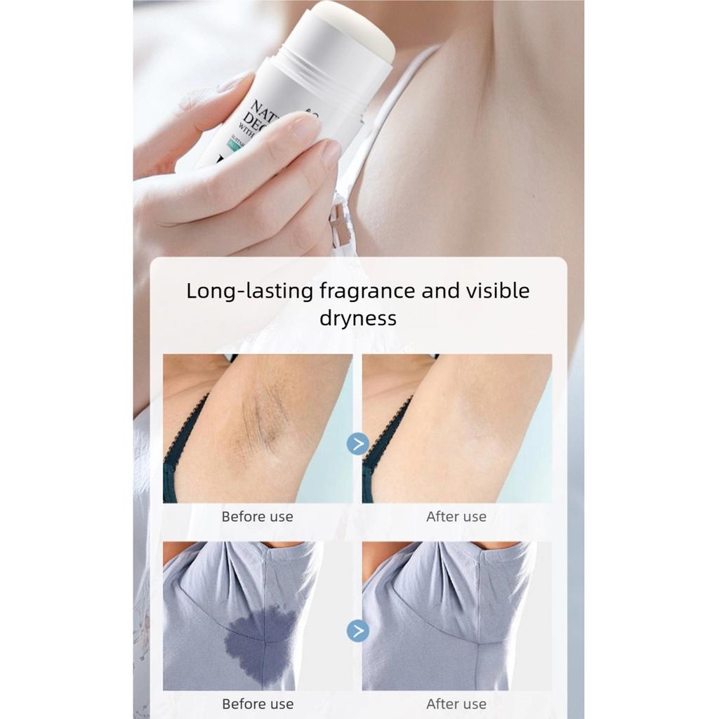 Дезодорант-стик для женщин | Свежесть на весь день и сухой комфорт с увлажняющей формулой | Антиперспирант без спирта для эффективного контроля потоотделения