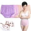 Trendy Unisex Comfortable Middle-aged Middle-aged Underwear 1 Piece Cotton Ladies Printing Mother Triangle Underwear Large Size