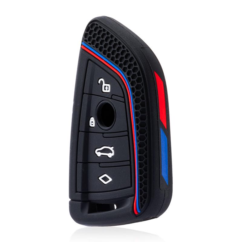 Силиконовый чехол-брелок для ключа автомобиля для Bmw F10 F20 F30 G20 G30 F15 F16 G01 G02 G05 X1 X3 X4 X5 X6 1 3 5 7 Серии G07 F34 Сумка для ключа