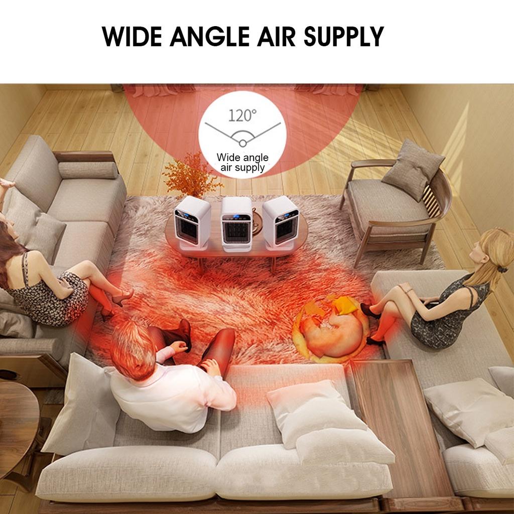 2300w Portable Mini Electric Heater Fan Heater Low Noise Fan Energy Saving Warm Heating Office Room Practical Winter Heater M
