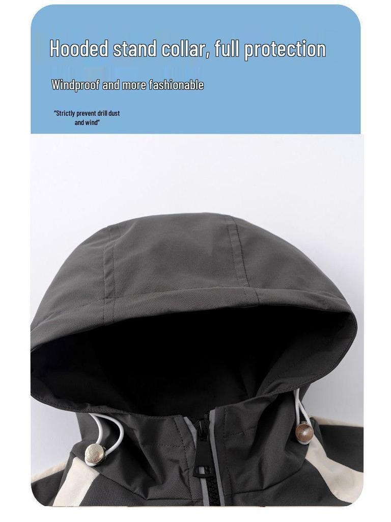 Вельветовый ветрозащитный комплект для мальчиков Delta Осень/Зима 2025 - Детская куртка среднего/большого размера