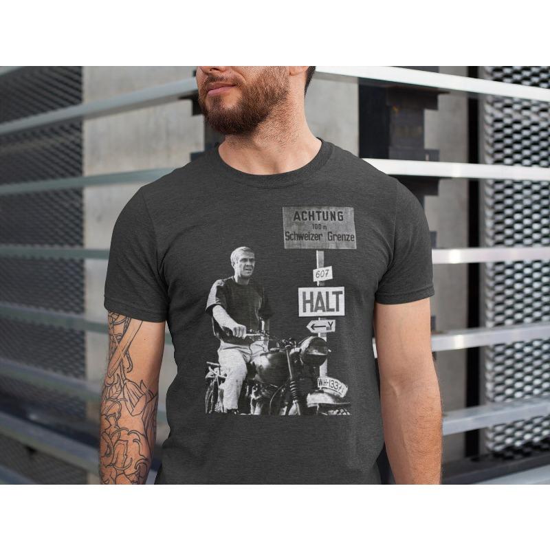 The Great Escape Tshirt Steve Mcqueen Unisexs Tshirt Summer New Style Unisex Casual Tshirt