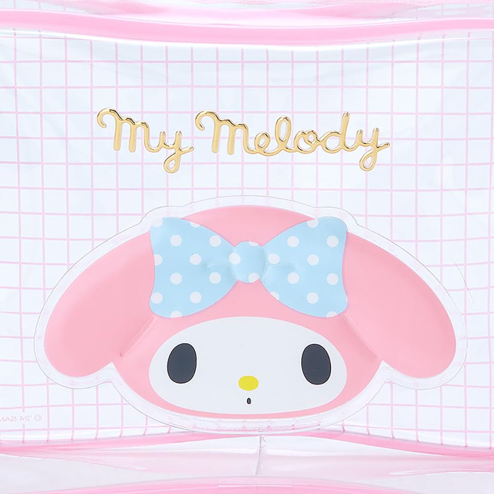 Sanrio Sanrio My Melody Clear Pouch Vinyl Pouch My Melody My Melody 14 X 21 X 6 Cm Character SANRIO 004057 (SANRIO)
