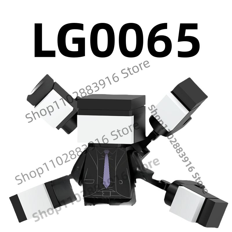 Нетоксичные строительные блоки Skibidi Toilet Man Moc Kdl818 Lg1009 Аксессуары для дома Титан ТВ-монитор Speakman Фигурки Игрушки Для подарка на день рождения