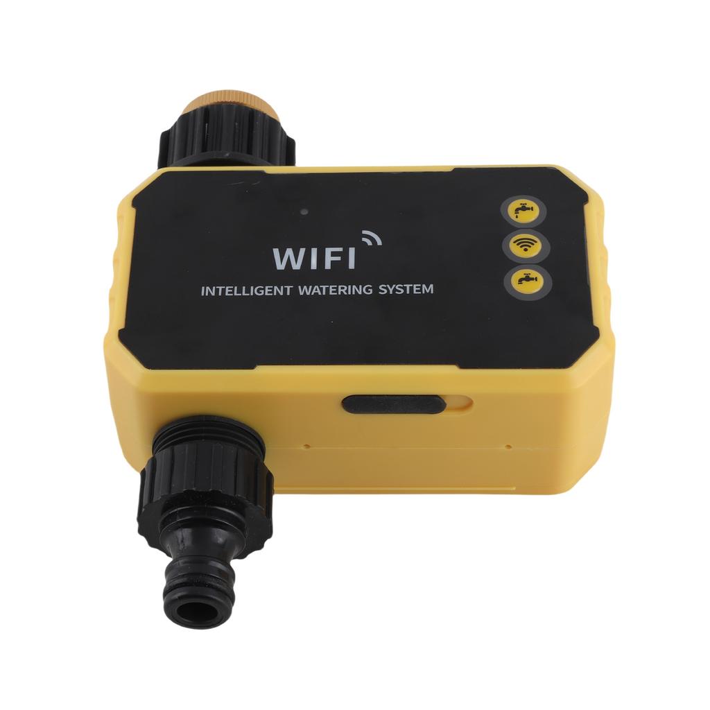 WiFi Water Timer with Solar Panel Smart Sprinkler Timer Automatic Irrigation Controller with APP for Garden Hose