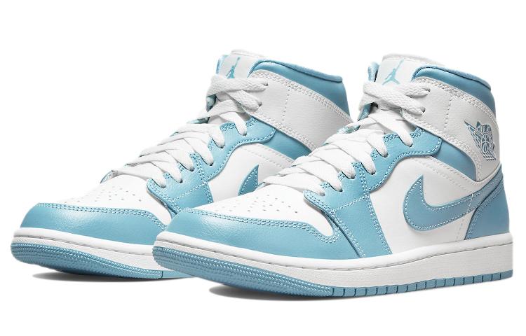 Air Jordan 1 Mid 'University Blue 2022' Женские BQ6472-141