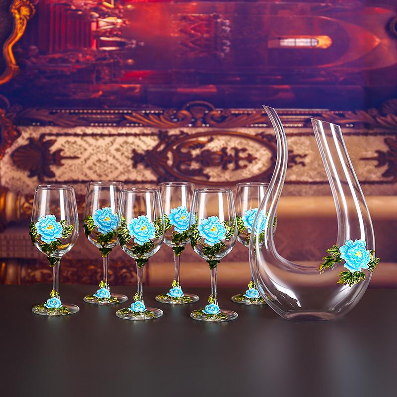 Бокал для красного вина, набор бокалов, хрустальный бокал, винный графин, фляга, диспенсер для вина, барная посуда, наборы для вина, изысканные подарки