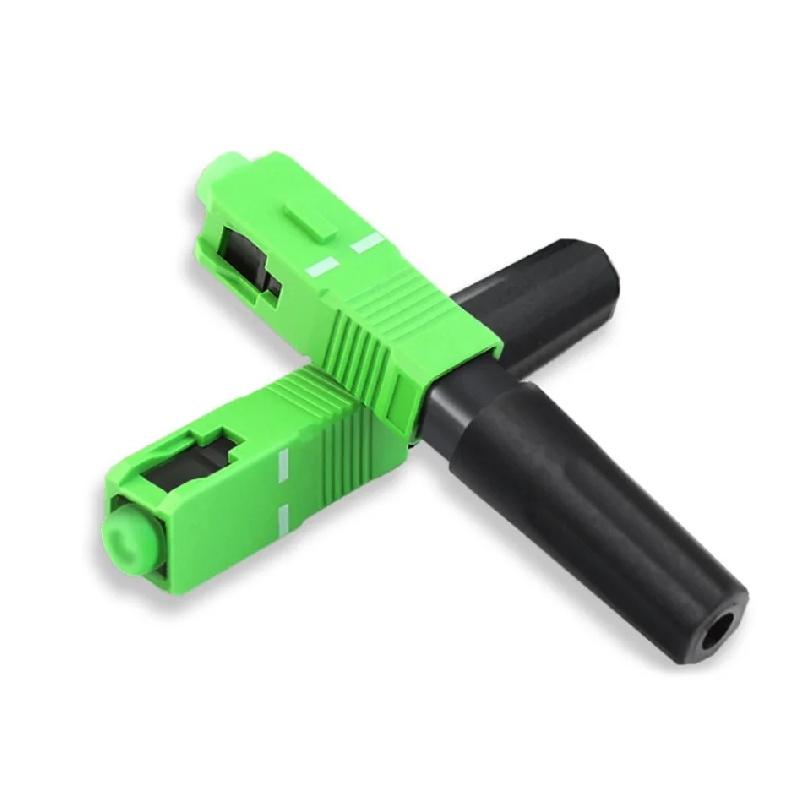 ONTi SC Optic Fiber Fast Connector UPC/APC Embedded Fiber Optic Connector Quick Connector Cold FTTH SC Single Mode Adapter