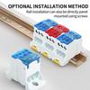 UKK80A Single-pole Splitter Box Large Current One Into Multiple Branch Line Terminal Rail Splitter 125A 160A 250A 400A