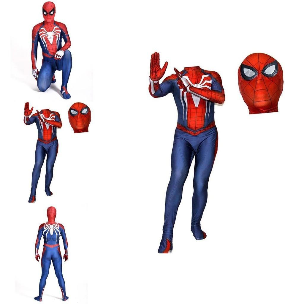 Костюм для косплея Человека-паука от Insomniac для PS4, 3D-принт, взрослый детский костюм Спайди зентай с изысканным исполнением и дышащим материалом лайкра