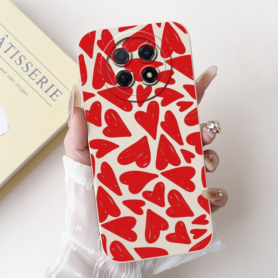 For Realme 12 5G Case For Realme 12X 5G Cover RMX3998 Luxury Fashion Flowers Kawaii Girl Cute Cat Shockproof Phone Case Funda