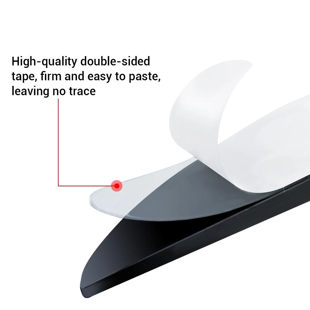 2026 Hot Car Sticker 4pc Rubber Car Door Edge Protector Stickers Anti Collision Strips For Peugeot 206 307 308 3008 207 208 407