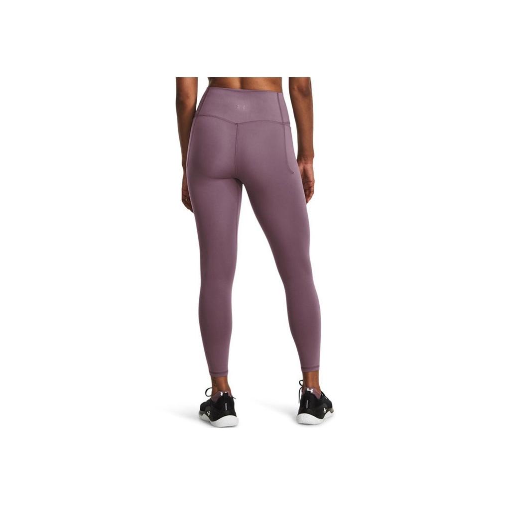 Under Armour Леггинсы женские Meridian Solid с высокой талией для тренировок, фиолетовые 1382525-500