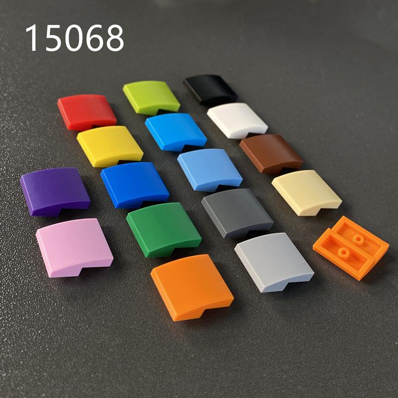 Compatible Building Block Small Particle Building Block Parts Parts 15068 Accessories 2X2X2/3 Smooth Curved Plate