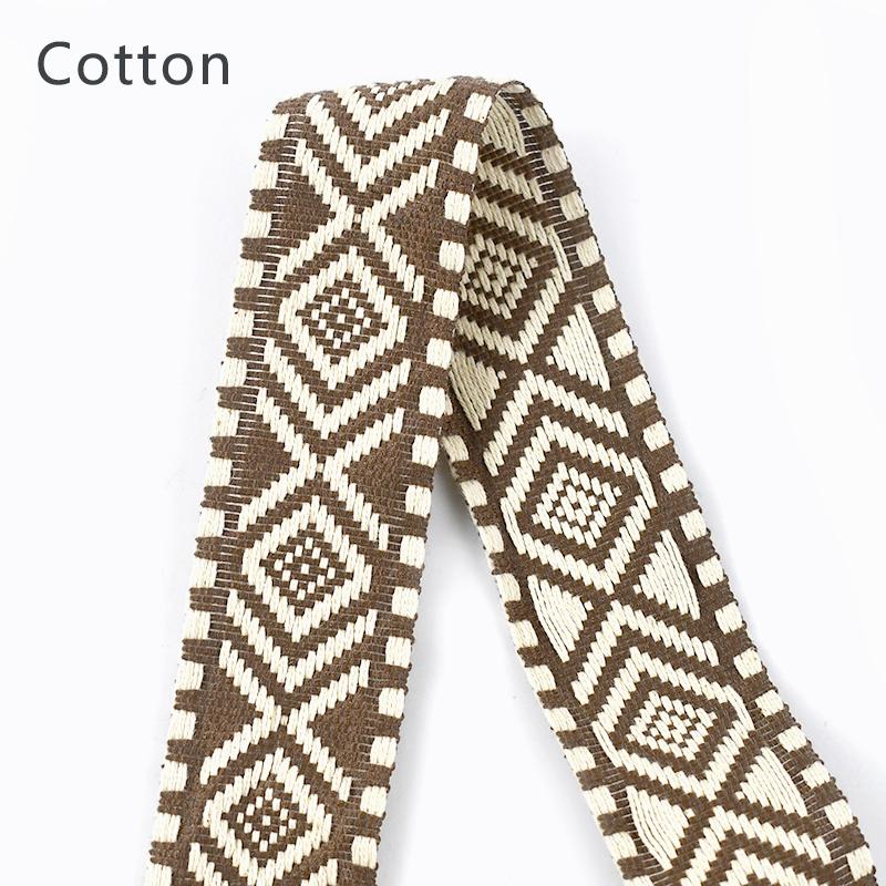 Meetee 2-10M 38мм Жаккардовая Полиэстер Хлопок Лента Стропа Ремень для Сумки Холщовой Декоративная Косая Лента Аксессуары для Шитья