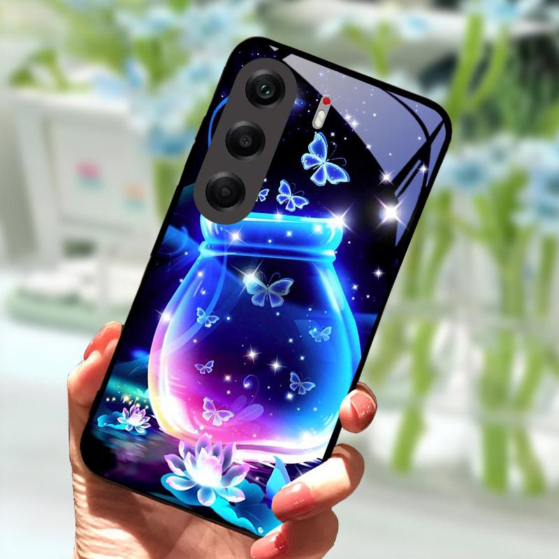 Чехол для телефона Tecno Camon40 40Pro 4G, модный, из закаленного стекла, противоударный, для Tecno Camon 40 Pro, чехол CM6 Funda