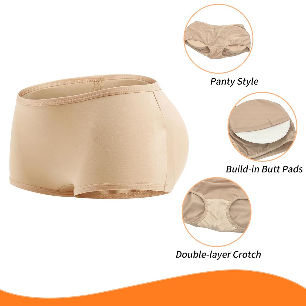 Женские трусики для увеличения ягодиц, нижнее белье с подкладкой в ​​виде задницы, корректирующее белье, трусы на бедрах, трусы с эффектом пуш-ап, подтягивающие ягодицы