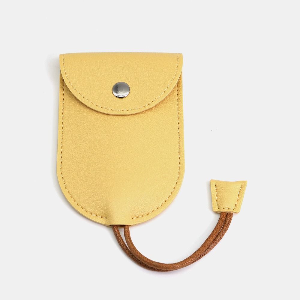 PU Matte Leather Key Sleeve Large-Capacity Keychain Bags Car Key Fob Key Case Cover Women