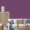 Wallpaper Dots Plum, Violet Background for Living Room and Bedroom 50x1000