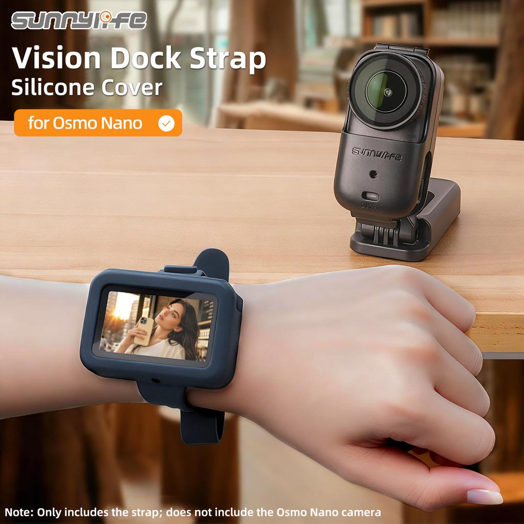 Силиконовый чехол-ремешок Vision Dock для DJI Osmo Nano, защитный чехол от царапин и потери для аксессуаров камеры DJI Osmo Nano