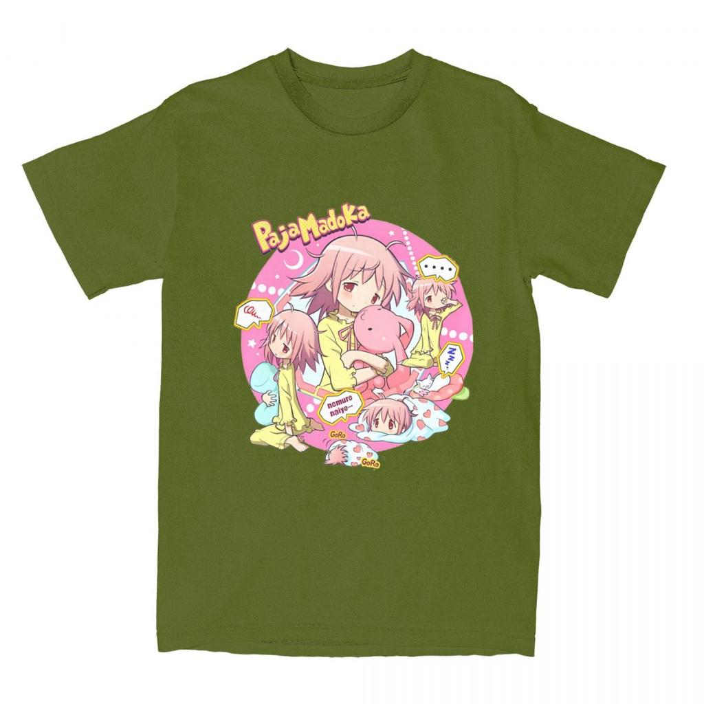 Футболка Paja Madoka Madoka Magica Anime Merch для мужчин и женщин, забавные летние топы из 100% хлопка