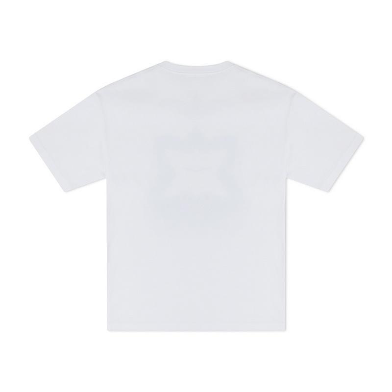 Converse T Shirts Men's White Crew Neck Moderate MCJ647-001