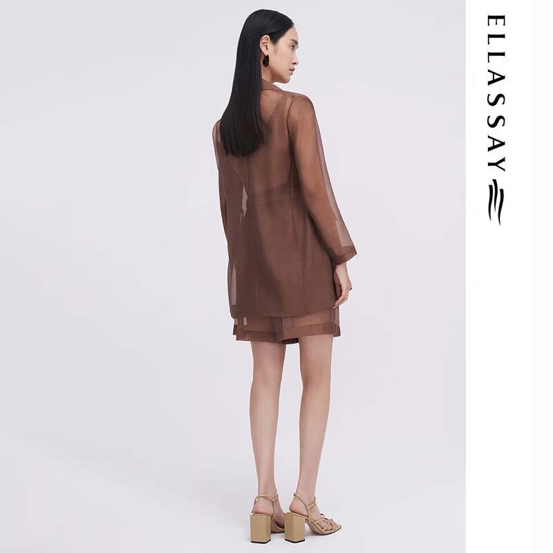 ELLASSAY Женские текстурированные драпированные короткие брюки от костюма